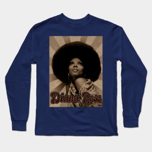 Vintage Classic Diana Ross Long Sleeve T-Shirt